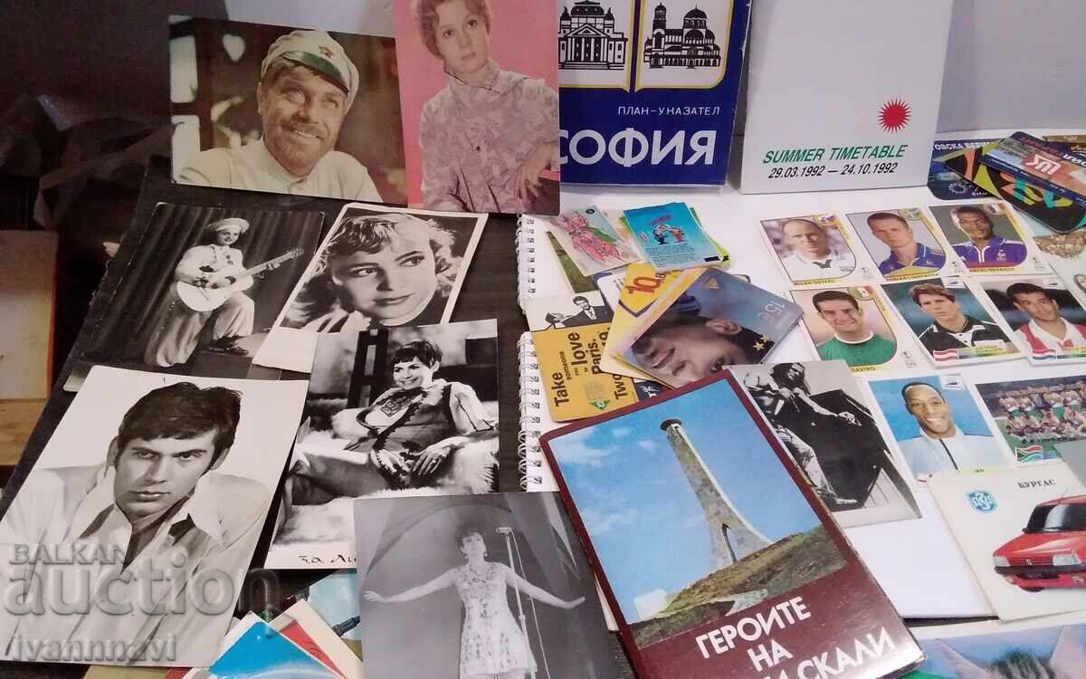 Lot of 60 Calendars - 50 Postcards - and Football Players from the World Cup - 6