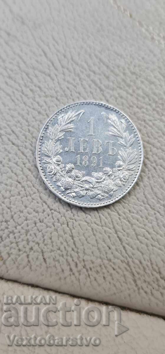 Coin - 1 Lev 1891 - BZC - 8