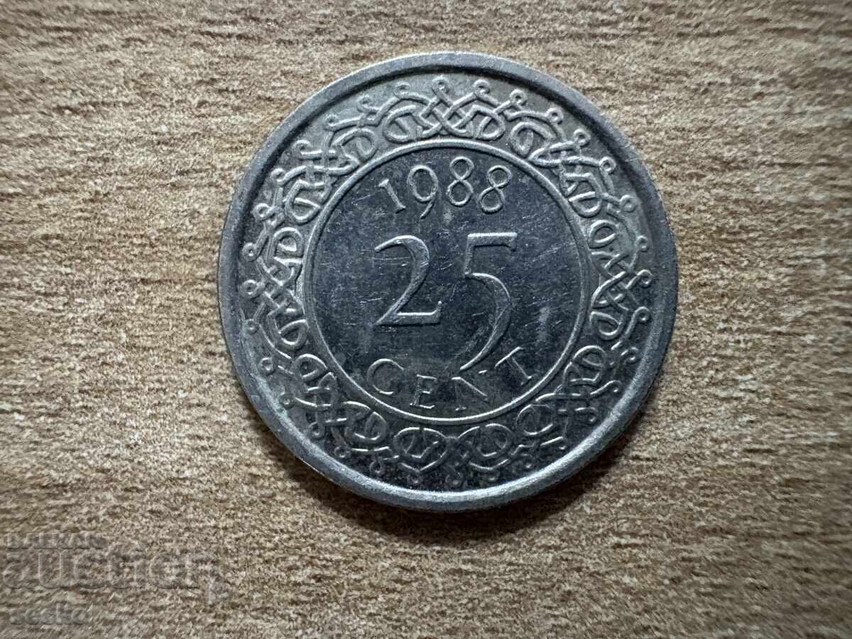 Σουρινάμ - 25 σεντ (1988) Σουρινάμ - 25 σεντ (1988)