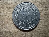 Suriname - 100 Cents (1989)