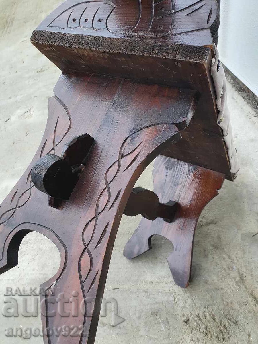 Vintage Solid Wood Bench!!! - 7