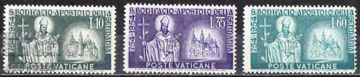 1954 Βατικανό. 1200η Επέτειος της δολοφονίας του Αγίου Βονιφάτιου