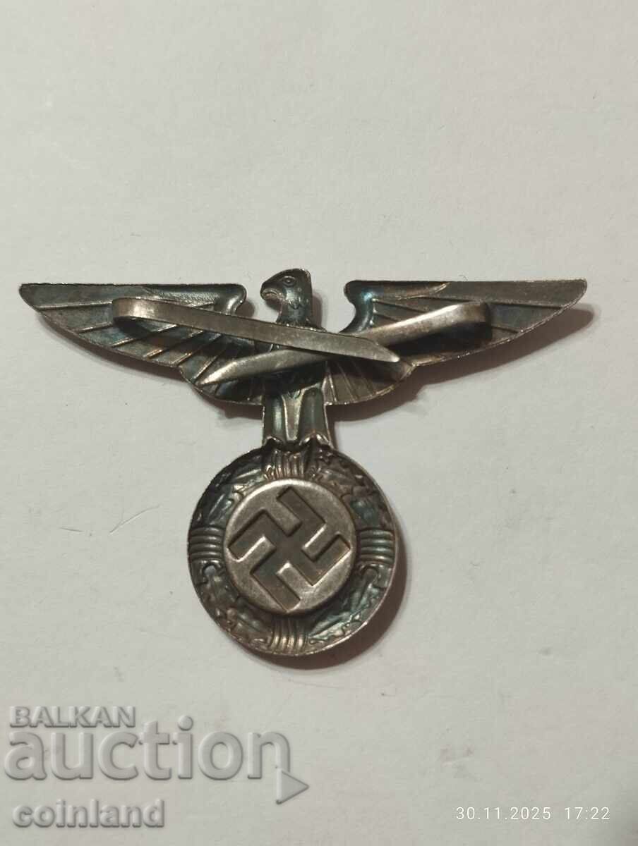 Германска Нацистка значка  Waffen-SS  РЕПЛИКА РЕПРОДУКЦИЯ с цена € 8.00 | 15.65 лв.