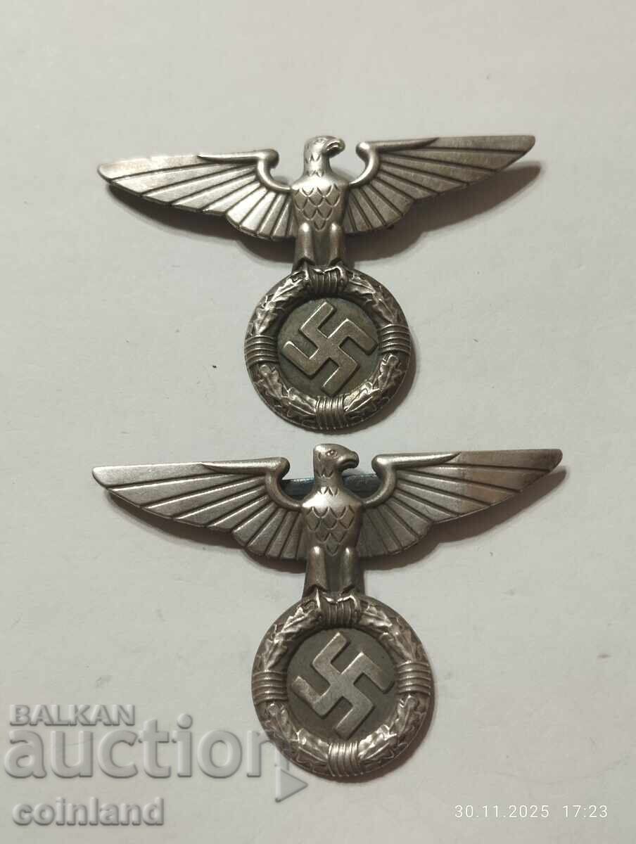 Германска Нацистка значка  Waffen-SS  РЕПЛИКА РЕПРОДУКЦИЯ - 5