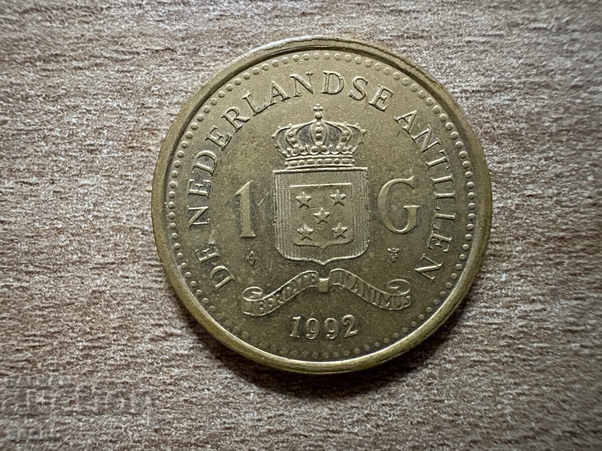 Ολλανδικές Αντίλλες - 1 γκίλντερ (1992) Ολλανδικές Αντίλλες - 1 γκίλντερ (1992)