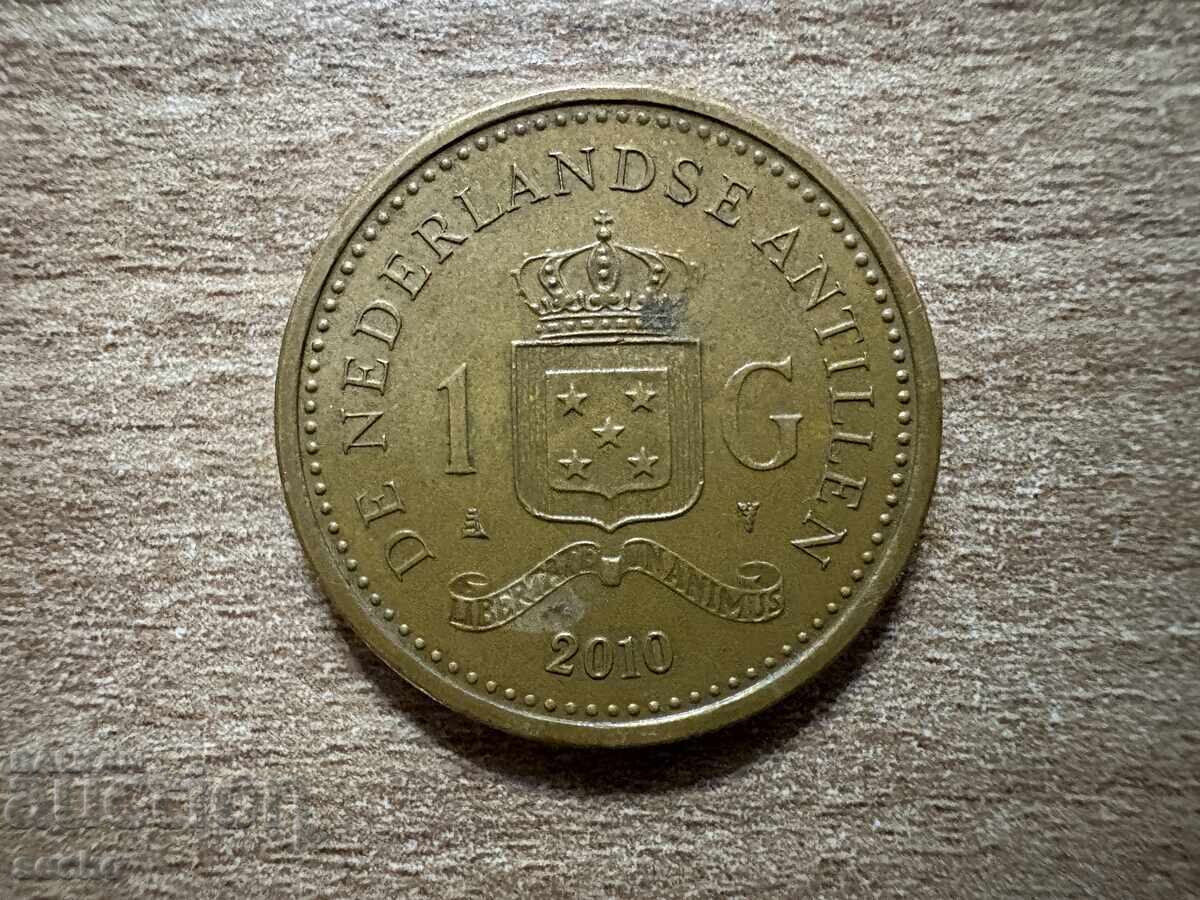 Нидерландски Антили - 1 гулден (2010) Нидерландски Антили - 1 гулден (2010)