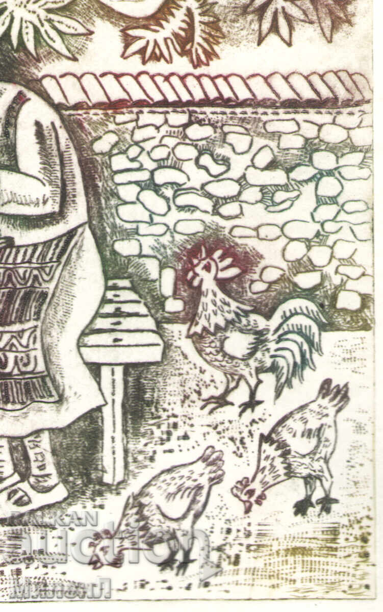 Auction  Humorous graphic, drypoint, Latest news