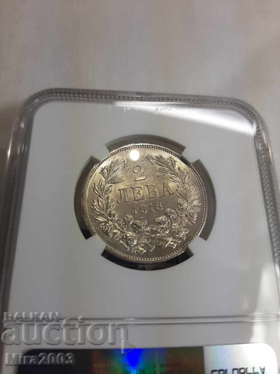 2 lei 1913 UNC - 5