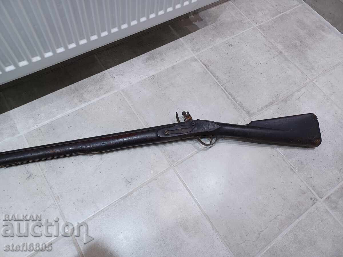 СТАРА АНГЛИЙСКА АРМЕЙСКА КРЕМЪЧНА ПУШКА - 5