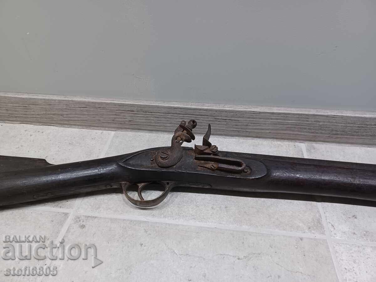 СТАРА АНГЛИЙСКА АРМЕЙСКА КРЕМЪЧНА ПУШКА - 6