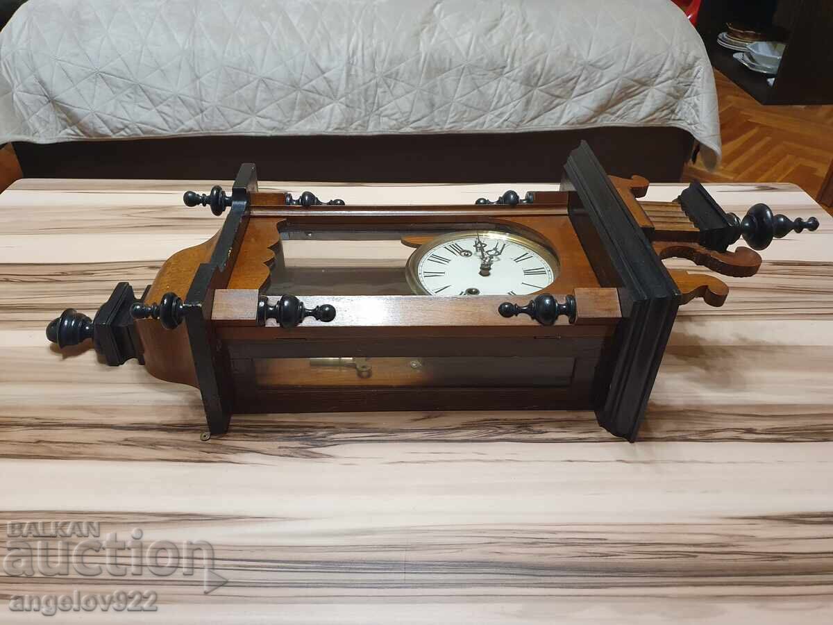 Παλιό γερμανικό ρολόι τοίχου ΛΕΙΤΟΥΡΓΕΙ - 7 Παλιό γερμανικό ρολόι τοίχου ΛΕΙΤΟΥΡΓΕΙ - 7