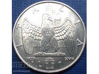 1 Lira 1939 Italy Victor Emmanuel III Fascist Eagle