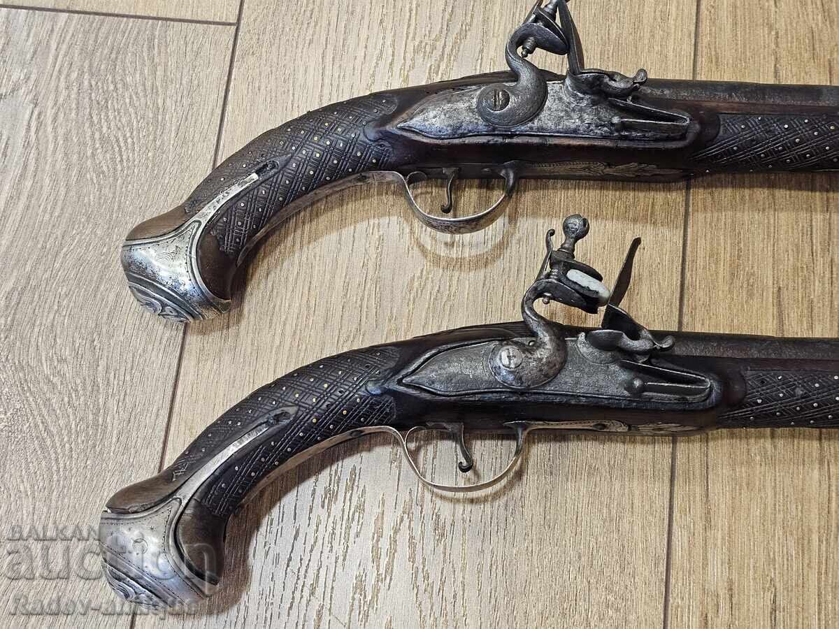 Pair of Balkan Flintlock Pistols with price 960.00 BGN | € 490.84