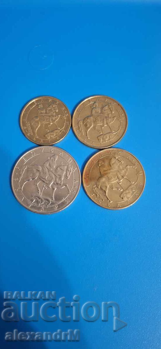 Bulgaria 1 lev, 2 leva, 5 leva, 10 leva 1992 with price 2.00 BGN | € 1.02
