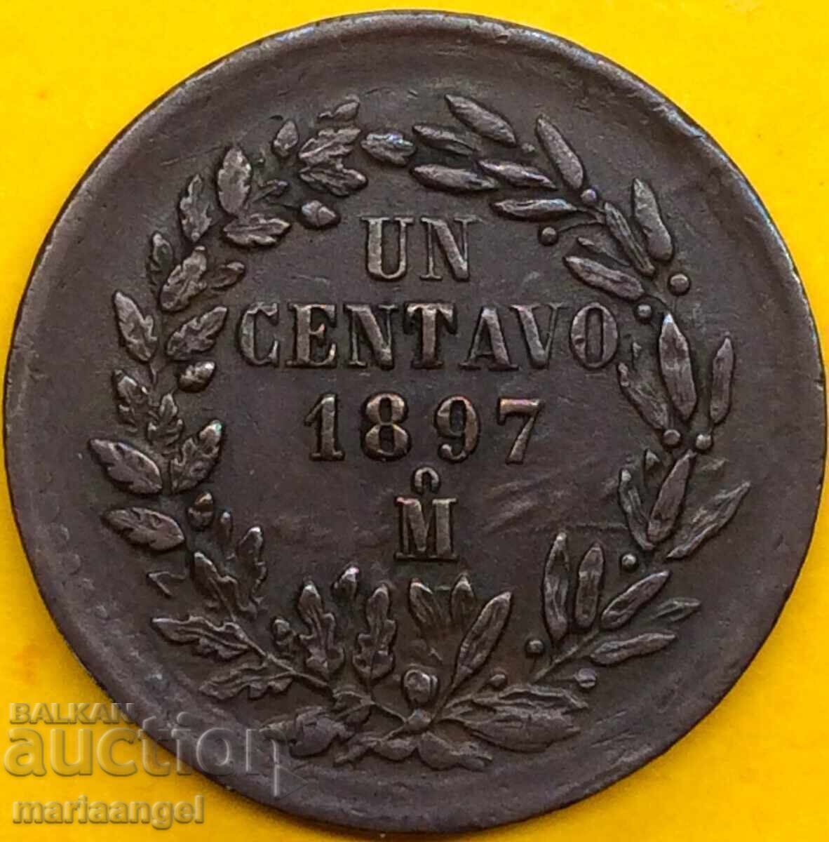 Mexico 1 centavo 1897 - 5