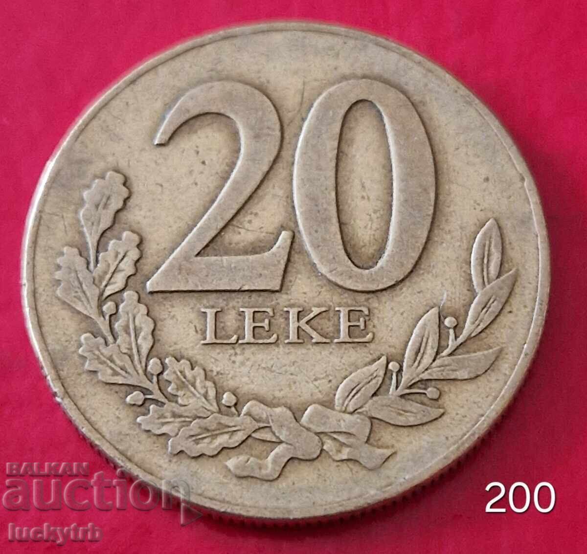 20 лека 1996 - Албания