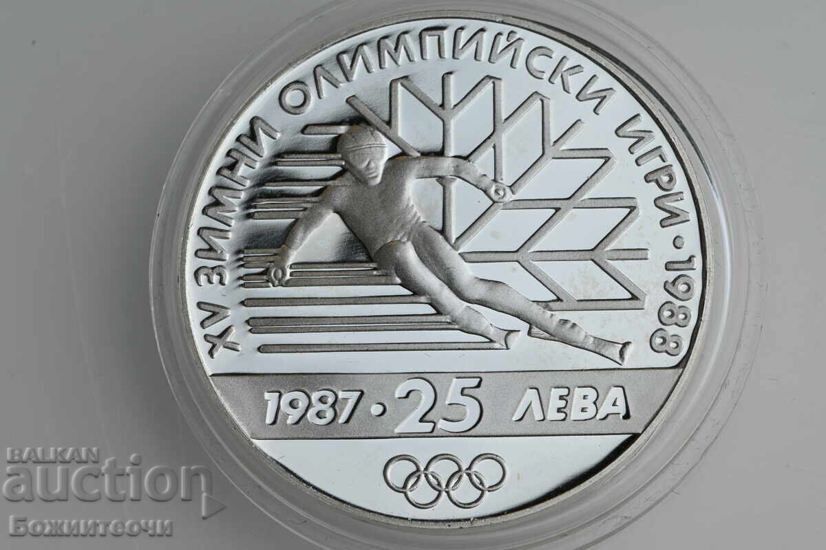 25 leva 1987 skier