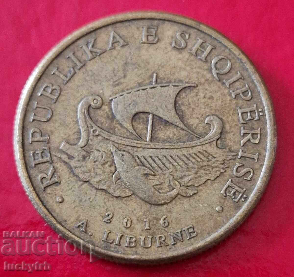 20 Leva 2016 - Albania with price 1.10 BGN | € 0.56 20 Leva 2016 - Albania with price 1.10 BGN | € 0.56