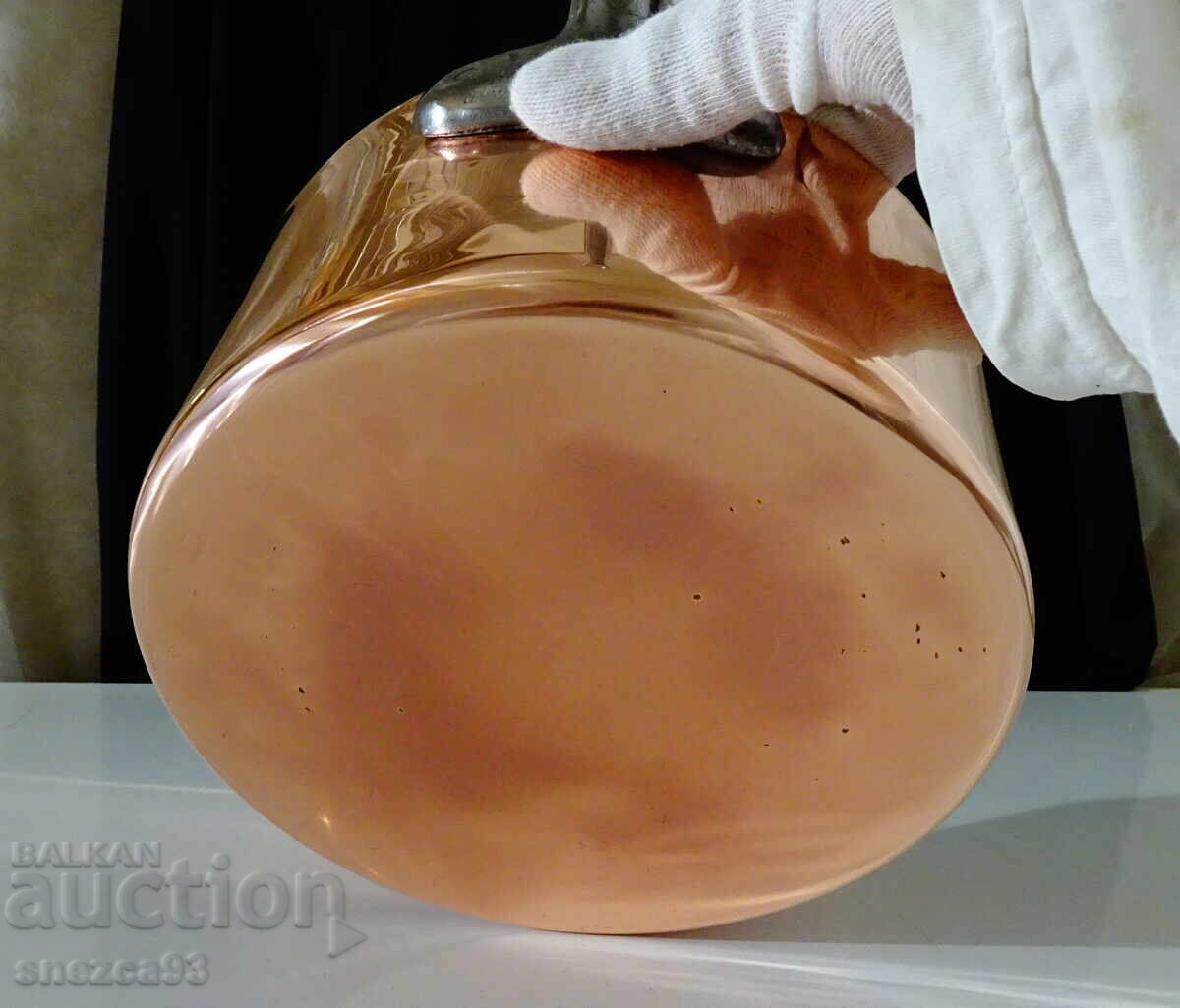 Χάλκινη κατσαρόλα, τηγάνι, 4 λίτρα, καθαρό κόκκινο χαλκό - 7 Χάλκινη κατσαρόλα, τηγάνι, 4 λίτρα, καθαρό κόκκινο χαλκό - 7