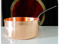 Copper pot, pan, 4 l., pure red copper