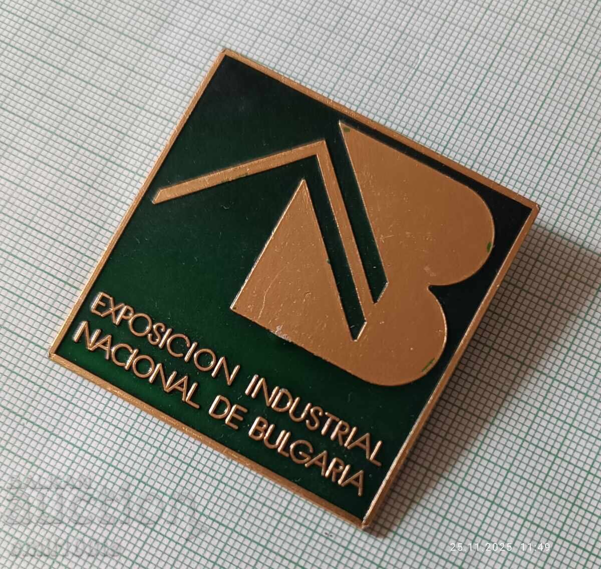Auction  Badge - Industrial Exhibition Bulgaria