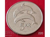5 coroane 2008 - Islanda