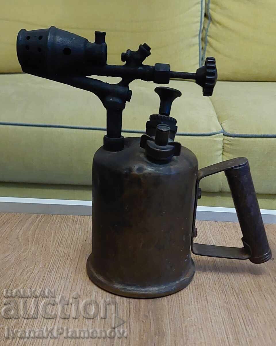 Vintage Soviet Brass Gasoline Lantern