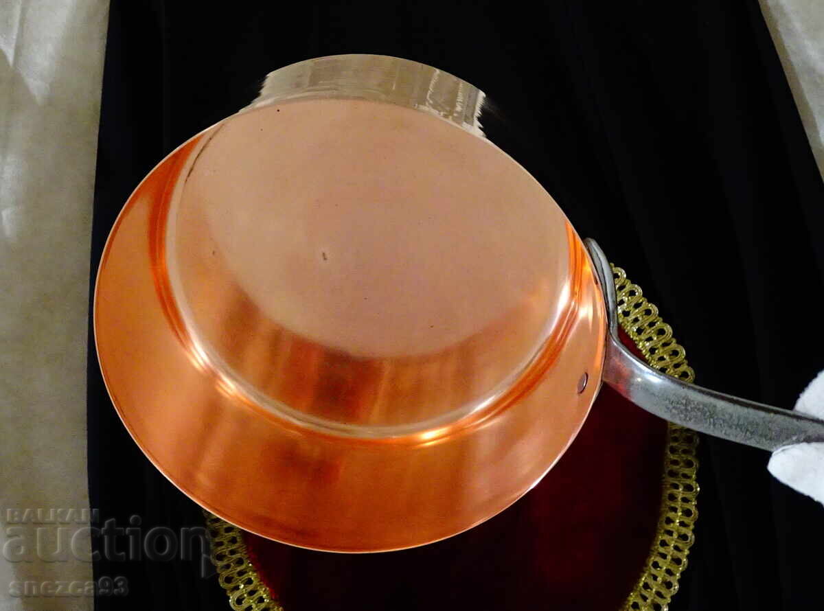 Copper pot, pan, 3 l., pure red copper - 5