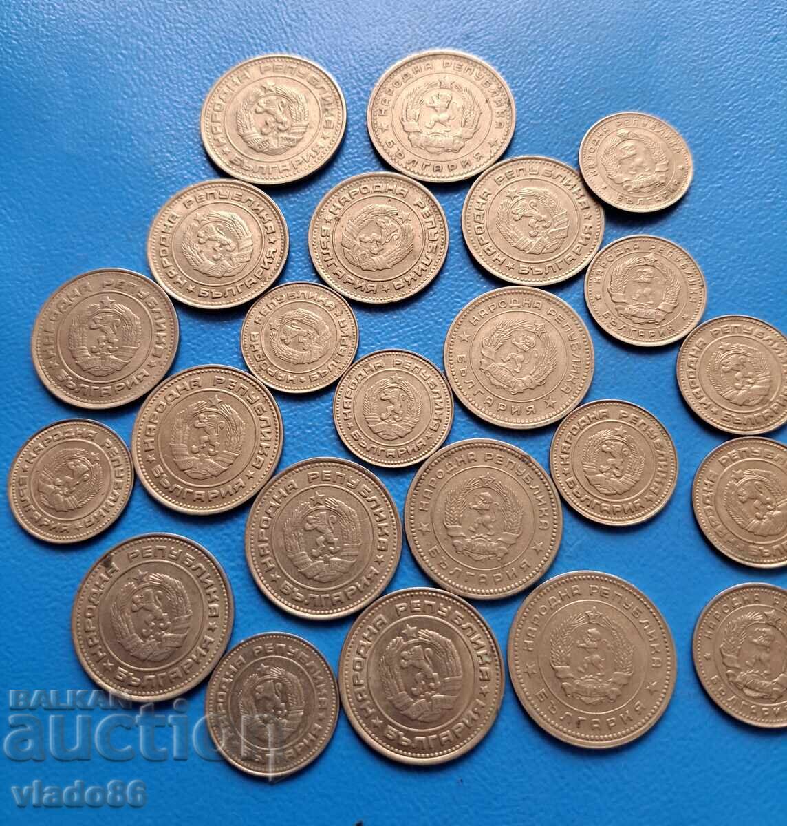 Lot de bănuți 1962 și 1974 - 6 Lot de bănuți 1962 și 1974 - 6