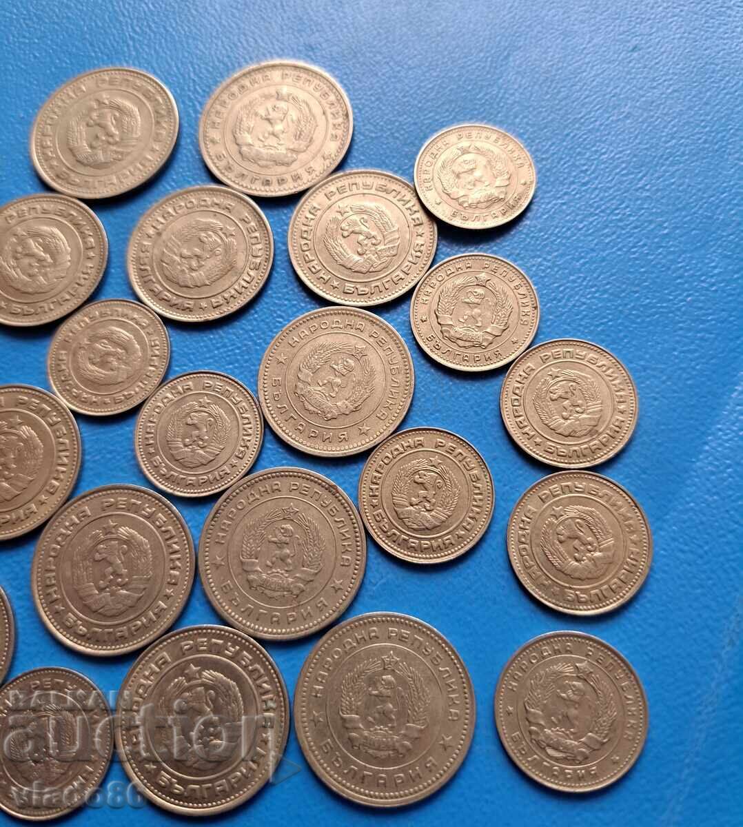 Lot de bănuți 1962 și 1974 - 7 Lot de bănuți 1962 și 1974 - 7