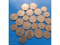 Lot de bănuți 1962 și 1974