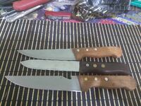 Lot of kitchen knives, knife