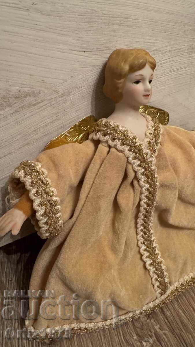 Delivery of Vintage Small Porcelain Angel, Christmas Tree Topper - Germany, 1