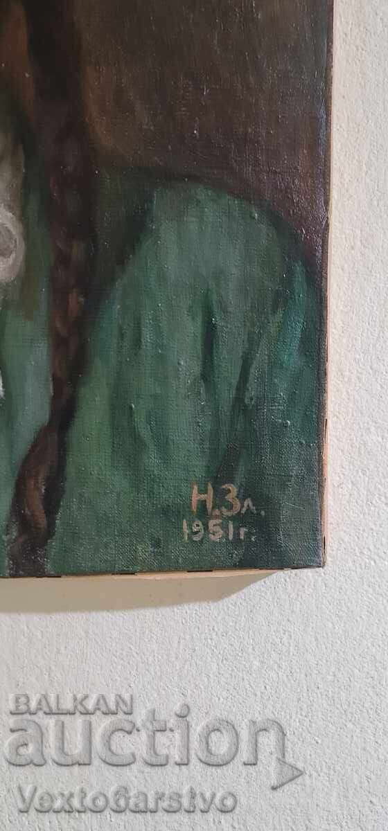 Δημοπρασία Πίνακας ζωγραφικής, "ΝΙΚΟΛΑ ΖΛΑΤΕΦ" - ΜΠΠ