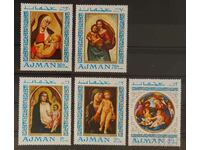 Ajman 1968 Art/Paintings MNH