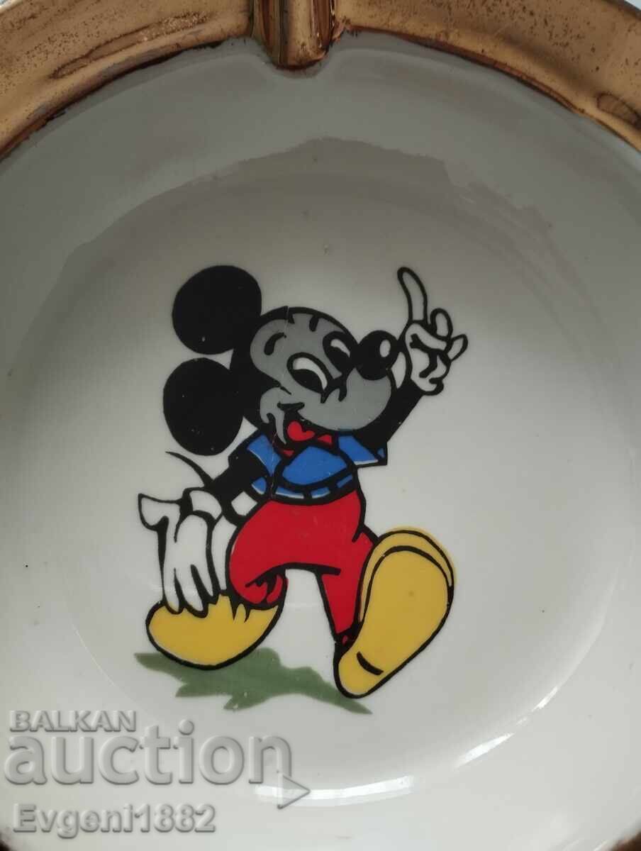 Mickey Mouse Star Porcelain Ashtray Made in Bulgaria with price 80.00 BGN | € 40.90