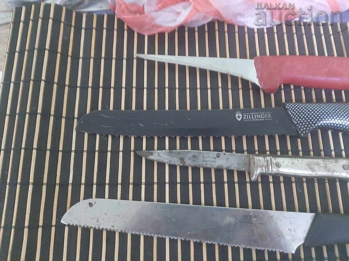 Lot of old kitchen knives, knife with price 0.01 BGN | € 0.01