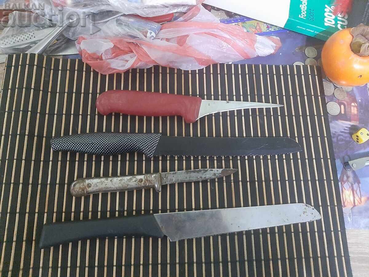 Delivery of Lot of old kitchen knives, knife