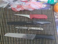 Lot of old kitchen knives, knife