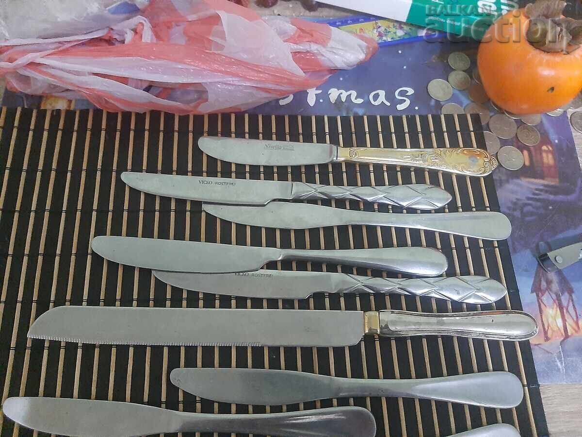 Auction  Lot of old kitchen knives, knife
