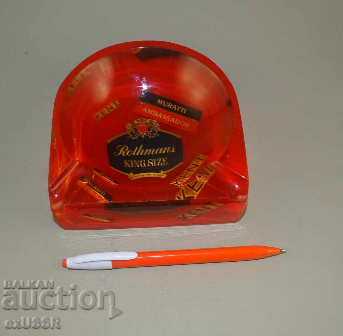 Μεγάλο σταχτοδοχείο παλαιού τύπου Rothmans Kent Μεγάλο σταχτοδοχείο παλαιού τύπου Rothmans Kent