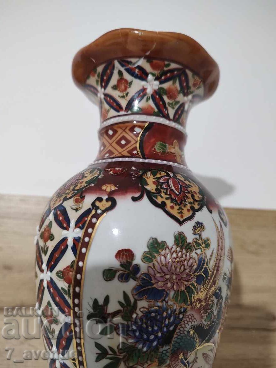 Beautiful old Satsuma vase, porcelain, marked 30.11.2025 - 5