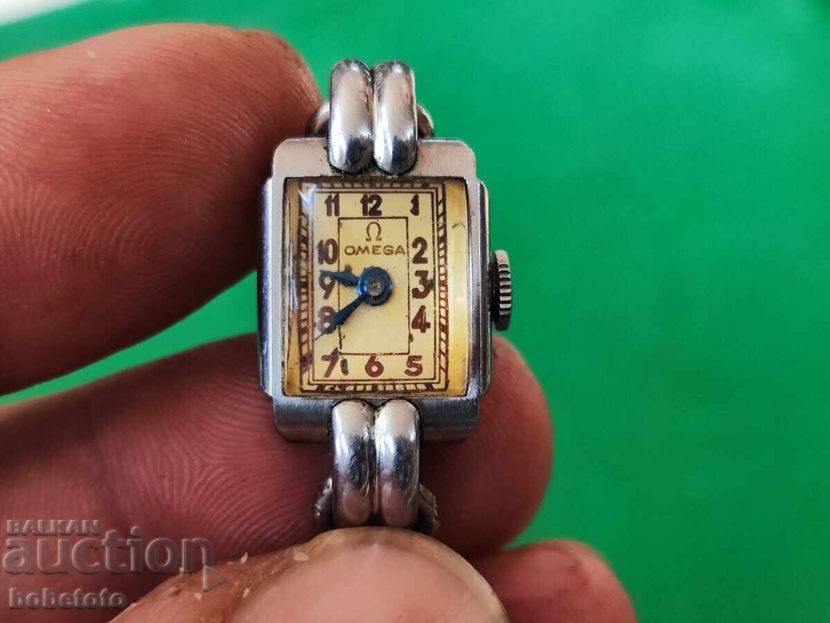 Δημοπρασία BZTS Γυναικείο μηχανικό ρολόι omega 15 jewels