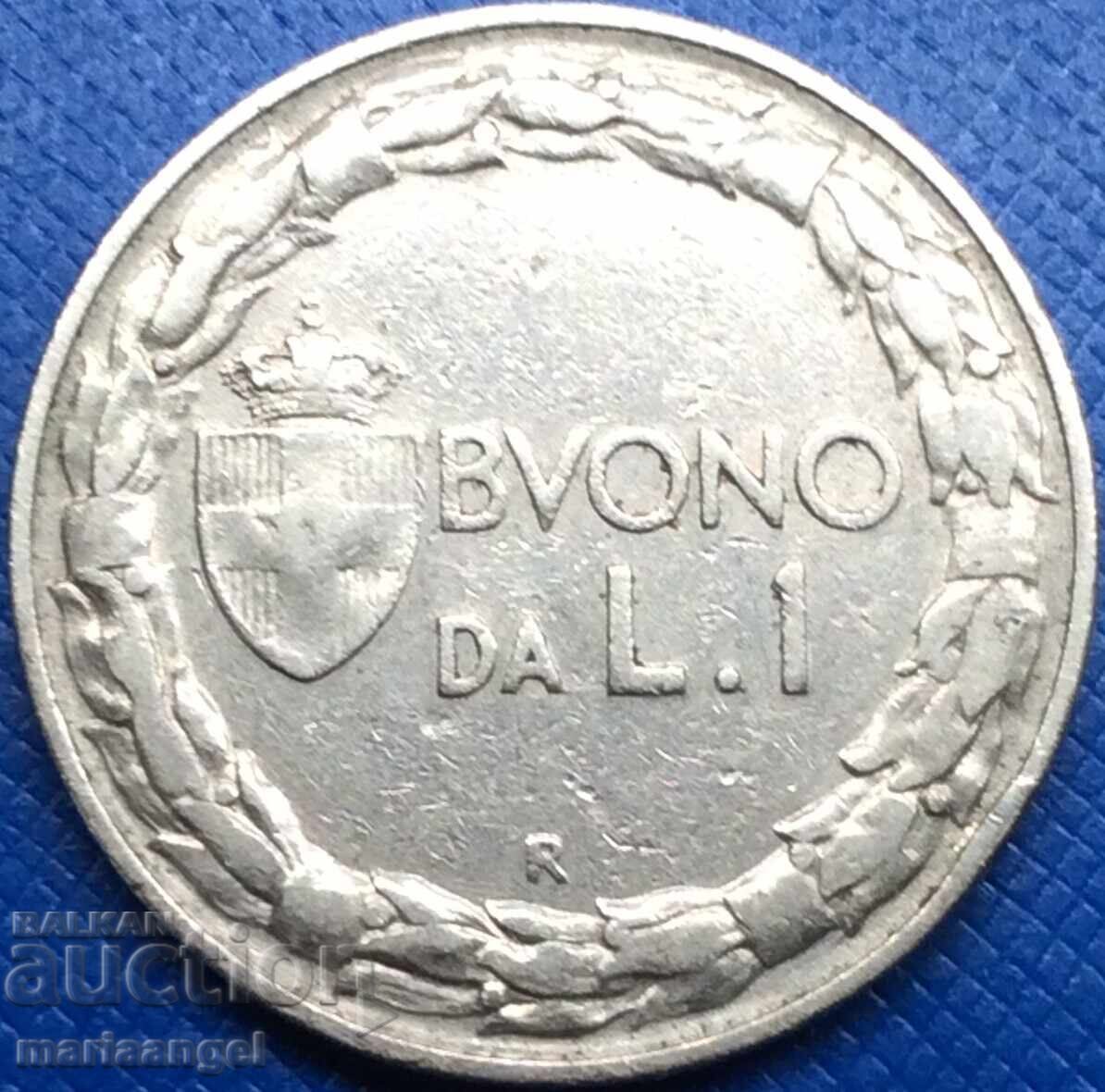 1 Lira 1924 Italy with price 5.00 BGN | € 2.56 1 Lira 1924 Italy with price 5.00 BGN | € 2.56