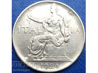 1 лира 1924 Италия