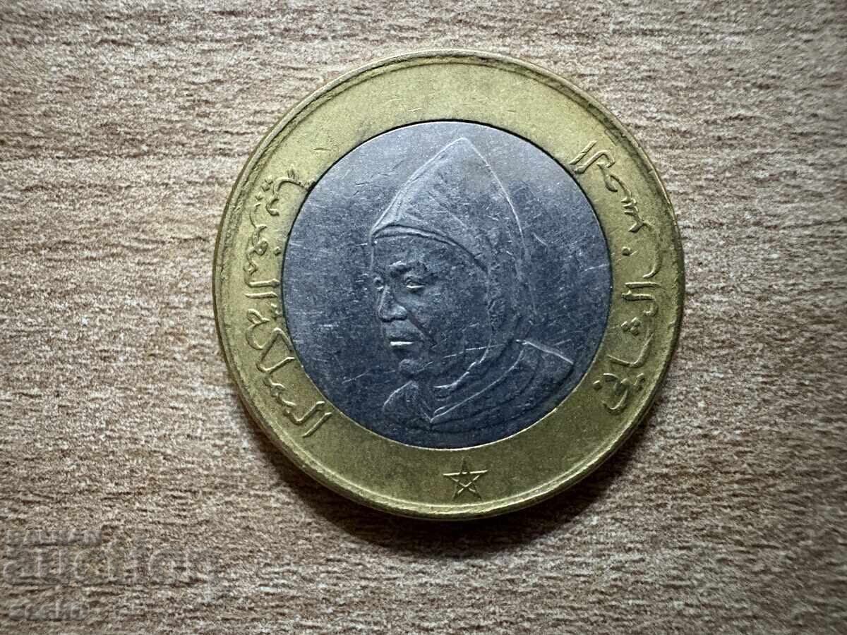 Мароко - 10 дирхама (1995) с цена 1.25 лв. | € 0.64 Мароко - 10 дирхама (1995) с цена 1.25 лв. | € 0.64