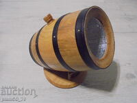 №*8394 Suport vechi de lemn pentru sticlă