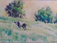 Desen cu creioane colorate