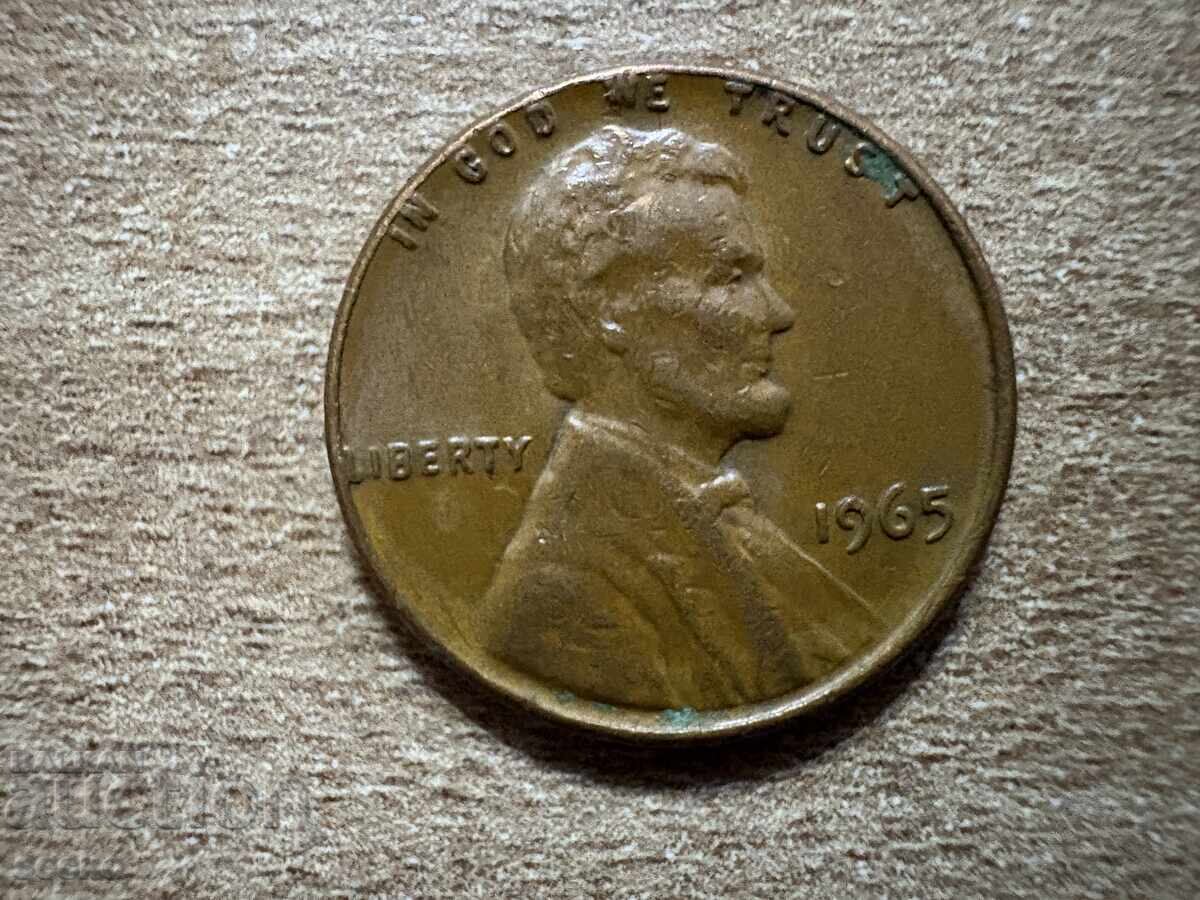 USA - 1 Cent (1965) with price € 0.08 | 0.16 BGN USA - 1 Cent (1965) with price € 0.08 | 0.16 BGN