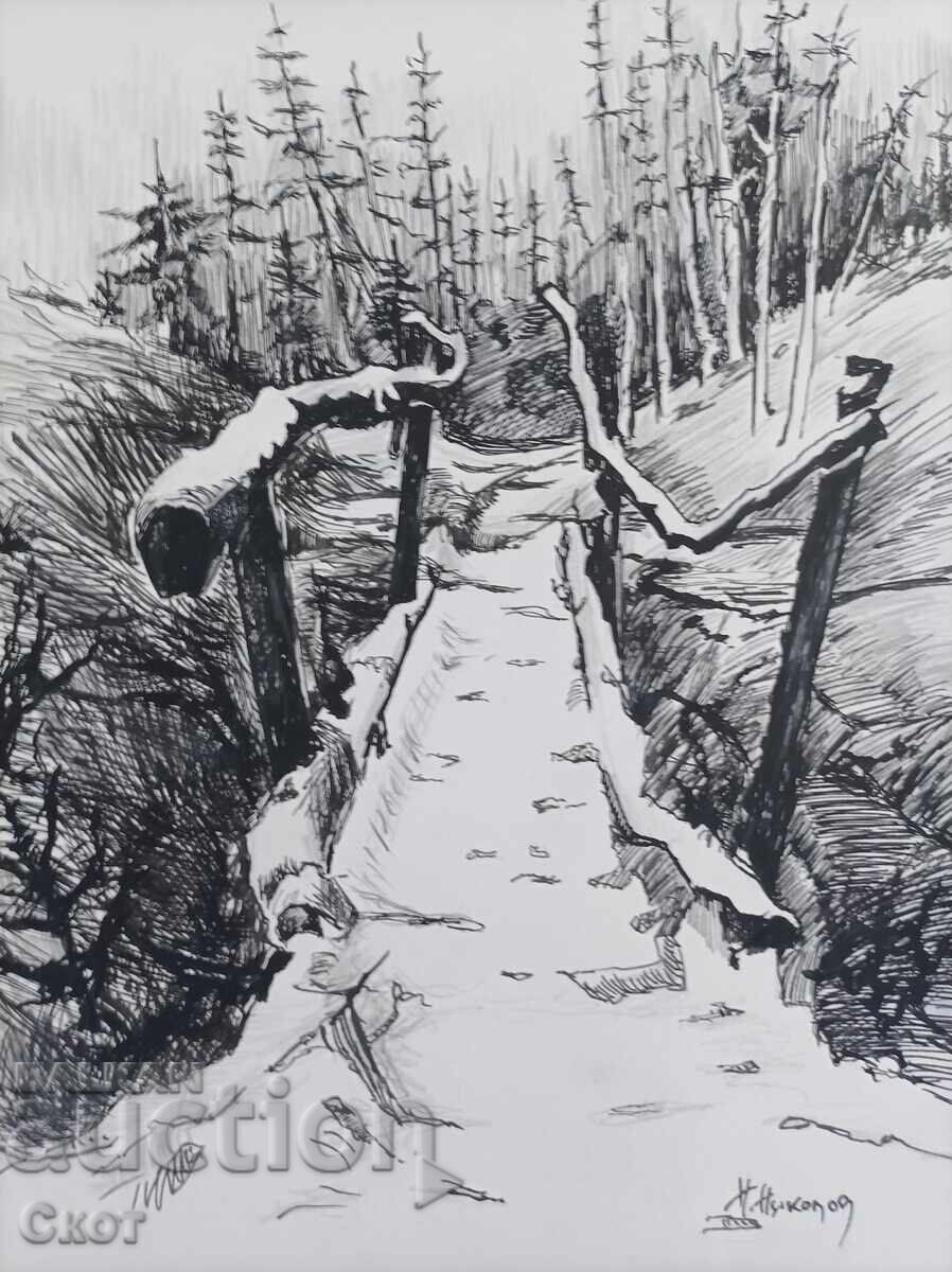 Рисунка с туш Рисунка с туш